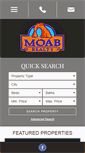 Mobile Screenshot of moabrealty.com